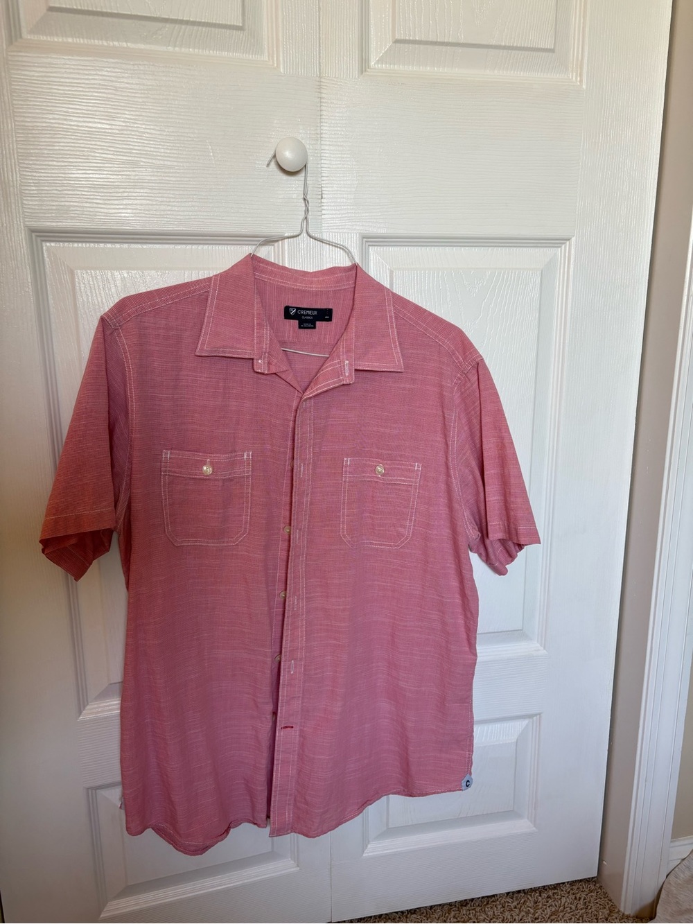 Daniel Cremieux Pink Short-Sleeve Button-Down Shirt